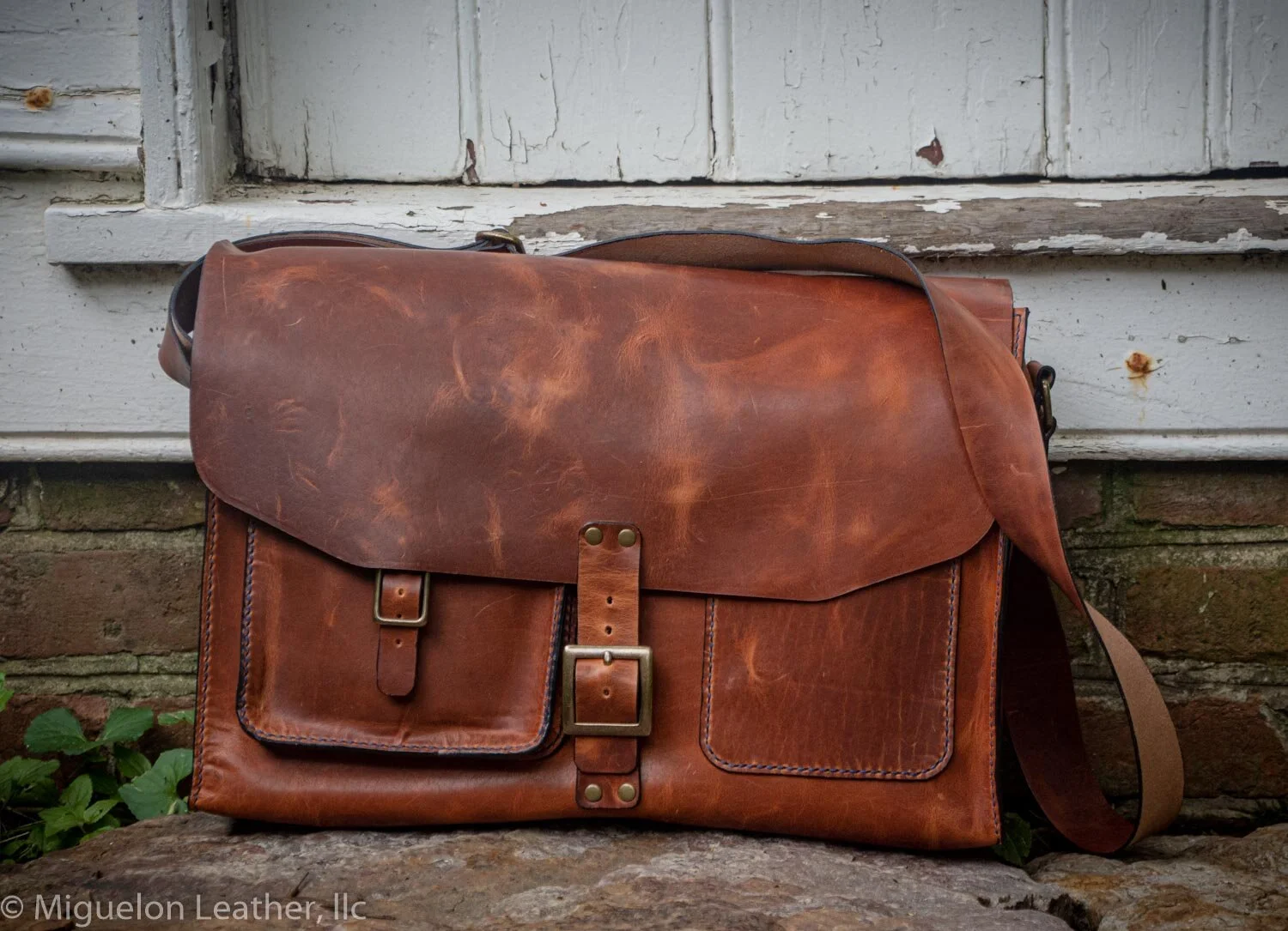 Horween Messenger Bag Satchel Miguelon Leather